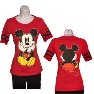 Disney Mickey Mouse 2 Sided Graphic Tee